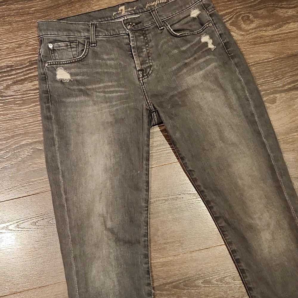 ❤ 7 FOR ALL MANKIND JOSEFINA SKINNY BOYFRIEND JEANS, 4 (27) - Picture 4 of 11